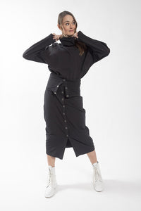 MONN SNAP FOLD OVER SKIRT