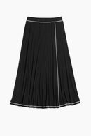 MONN CONTRAST STITCH SKIRT