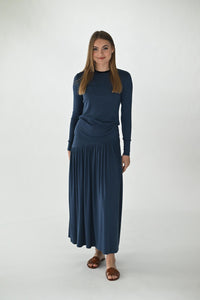MONN CONTRAST NECK TEE