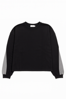 MONN Striped Insert Sweatshirt