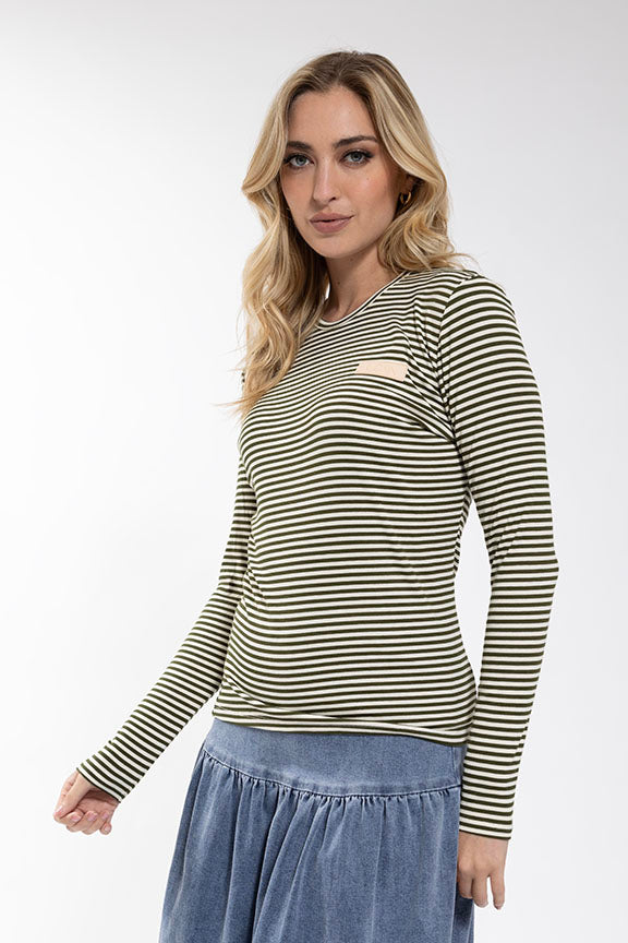 MONN Basic Striped Tee