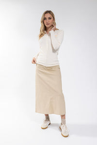 MONN Ribbed Polo Tee