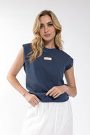MONN Textured Boxy Vest