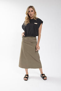MONN Detailed Hem Boxy Vest