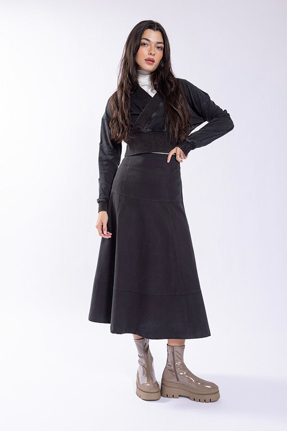 Monn Crossover Denim Sweatshirt