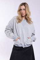 Monn Wide Rib Detail Sweatshirt