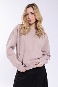 Monn Wide Rib Detail Sweatshirt