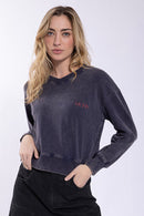 Monn Zip Hem Sweatshirt