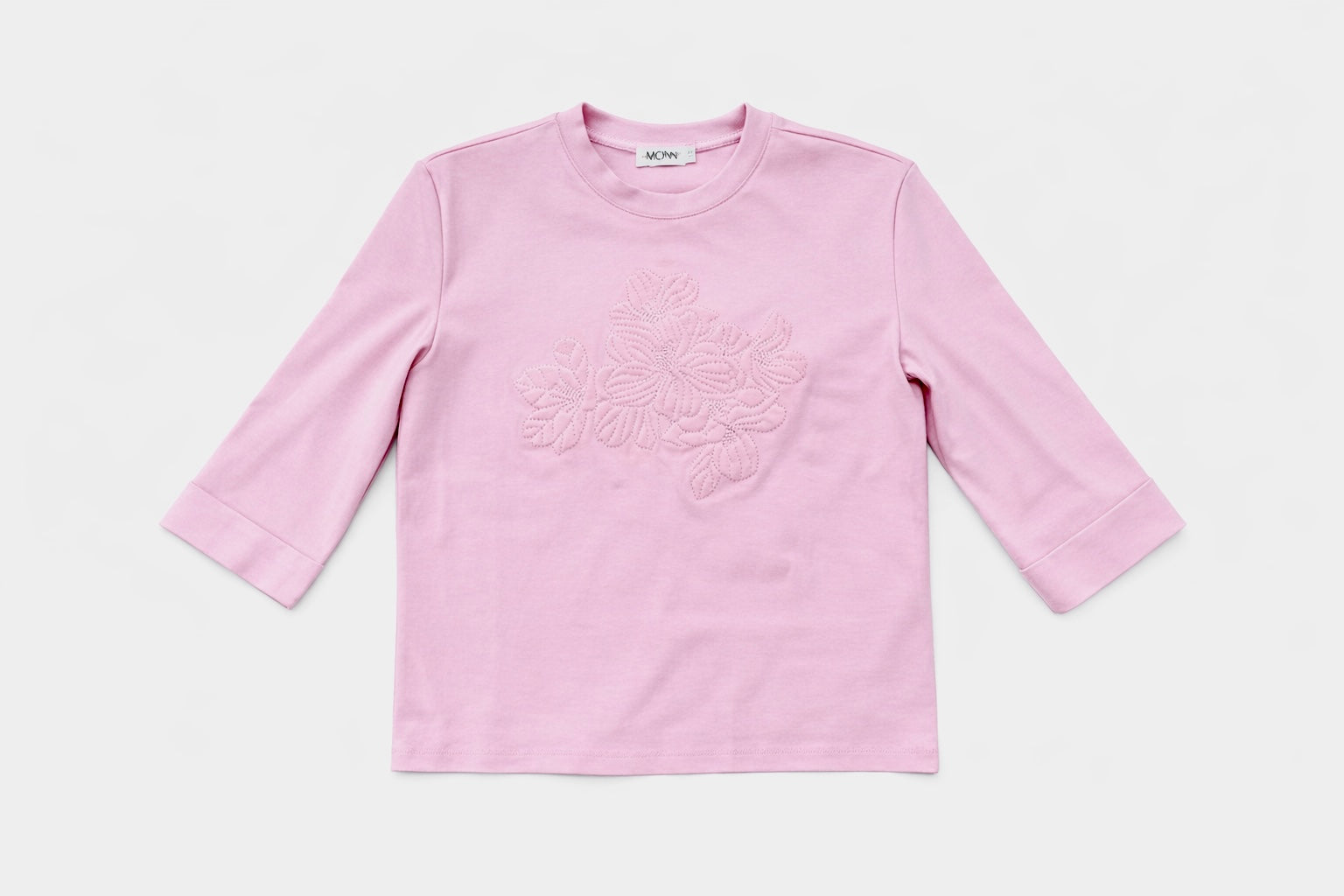 MONN Stitched Flower Tee