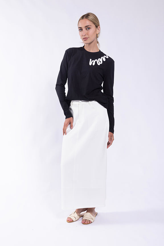 MONN Applique Signature Tee