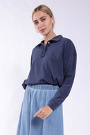 MONN Washed Polo Tee