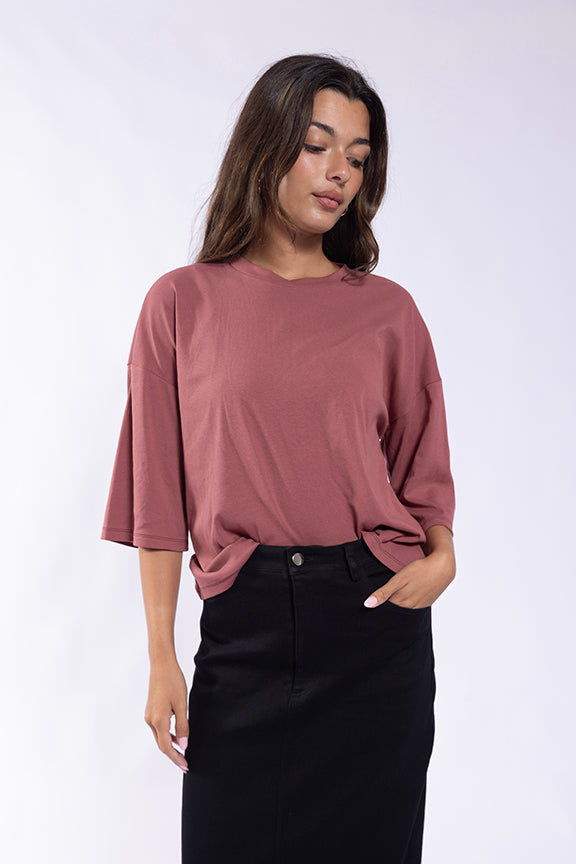 MONN DROP SHOULDER TEE
