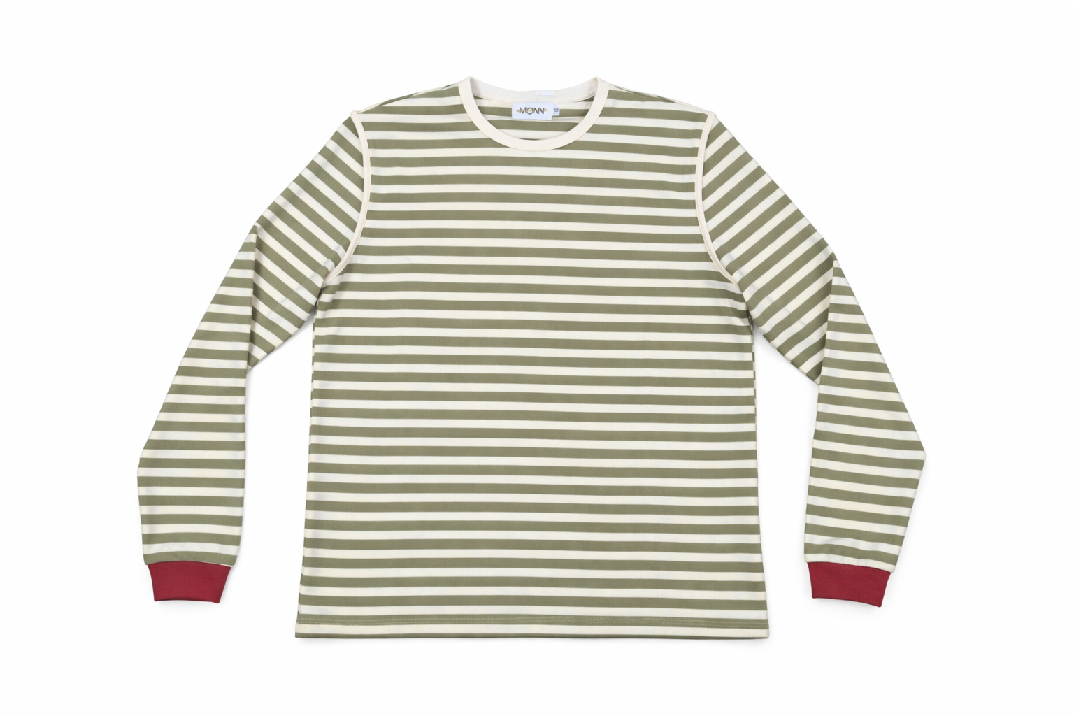 MONN Striped Contrast Tee