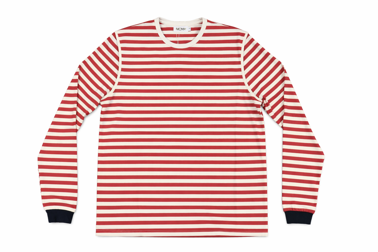 MONN Striped Contrast Tee