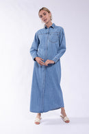 MONN Denim Shirtdress