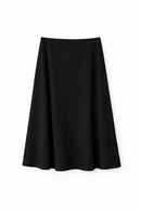 MONN BASIC HALF-CIRCLE TWILL SKIRT