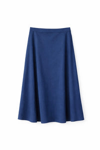 MONN BASIC HALF-CIRCLE TWILL SKIRT