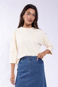 MONN RELAXED BASIC JERSEY TEE