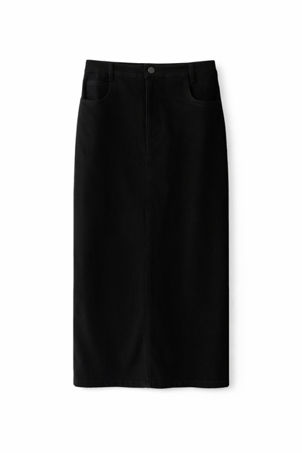 MONN STRAIGHT BASIC DENIM SKIRT