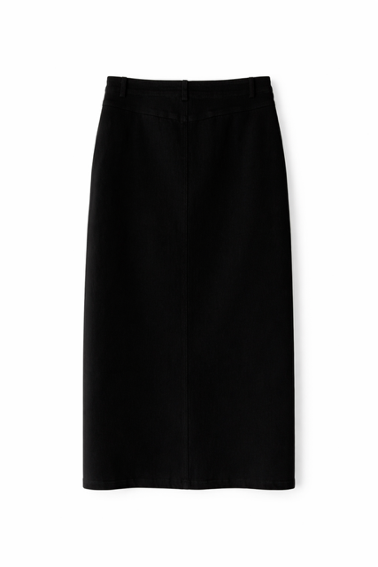 MONN STRAIGHT BASIC DENIM SKIRT