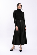MONN BASIC KNIT JERSEY TURTLENECK