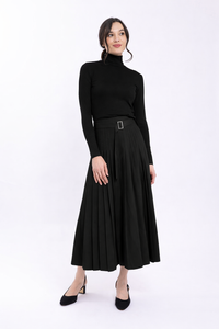 MONN BASIC KNIT JERSEY TURTLENECK