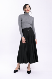 MONN BASIC KNIT JERSEY TURTLENECK