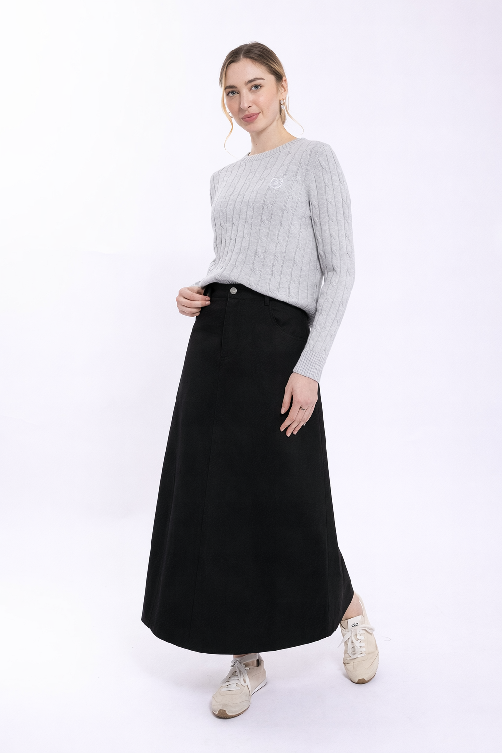 MONN PANELED SKIRT