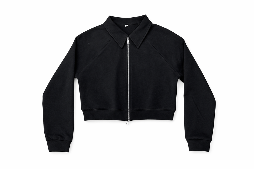 MONN POLO ZIP UP SWEATSHIRT