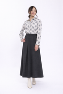 MONN INVERTED PLEAT SKIRT