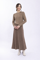 MONN BIAS CUT SKIRT