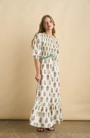 SONMER SMOCKED MAGNOLIA DRESS