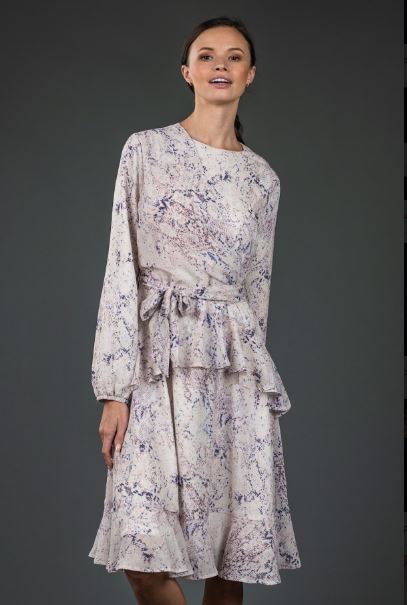 MADISON & PARK FADED SNAKE PRINTED DRESS