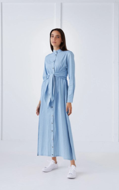 UNAYA MAXI VEST DRESS