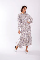 MAPLE & CLIFF FLORAL SHIRTDRESS