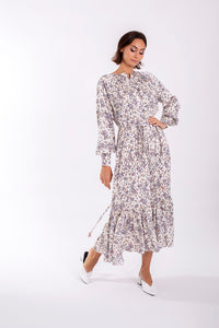 MAPLE & CLIFF FLORAL SHIRTDRESS