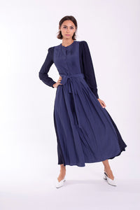MAPLE & CLIFF TWO TONE SHIRTDRESS