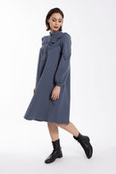 MAPLE & CLIFF TRIMMED SWING DRESS
