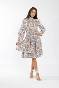 MAPLE & CLIFF FLORAL LAYERED SKIRT