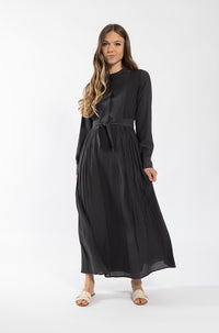 MAPLE & CLIFF MULTI TEXTURED MIDI DRESS
