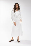 MAPLE & CLIFF Side Wrap Blouse