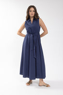 MAPLE & CLIFF Elastic Waist Collard Jumper