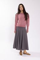 Maple & Cliff Diagonal Paneled Skirt