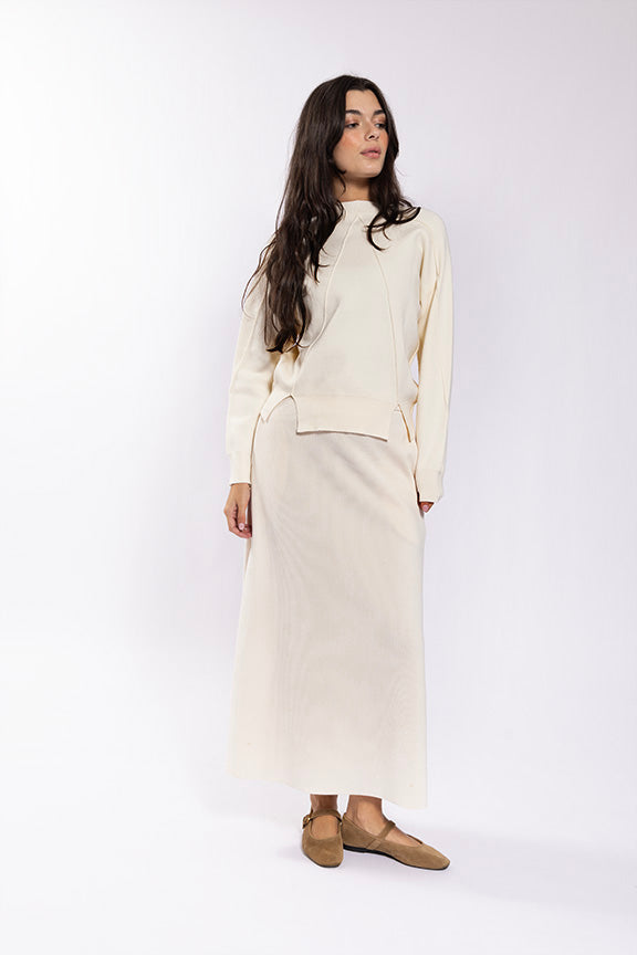 Maple & Cliff Chenille A-Line Skirt