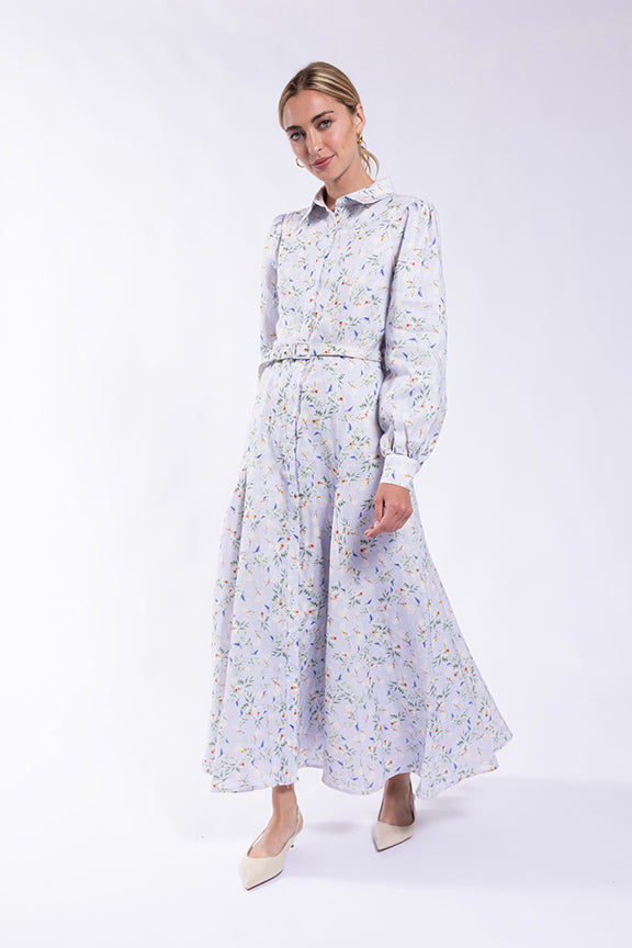 MAPLE & CLIFF GARDENFLAIR SHIRTDRESS