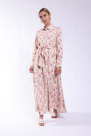 MAPLE & CLIFF FLORAL SHIRTDRESS