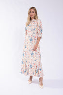 MAPLE & CLIFF FLAIR BOTTOM BUTTON FRONT DRESS
