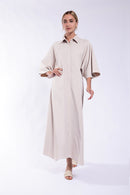 MAPLE & CLIFF RAGLAN SLEEVE SHIRTDRESS