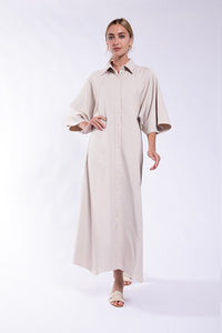 MAPLE & CLIFF RAGLAN SLEEVE SHIRTDRESS