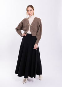 MAPLE & CLIFF PANELED YOKE SKIRT